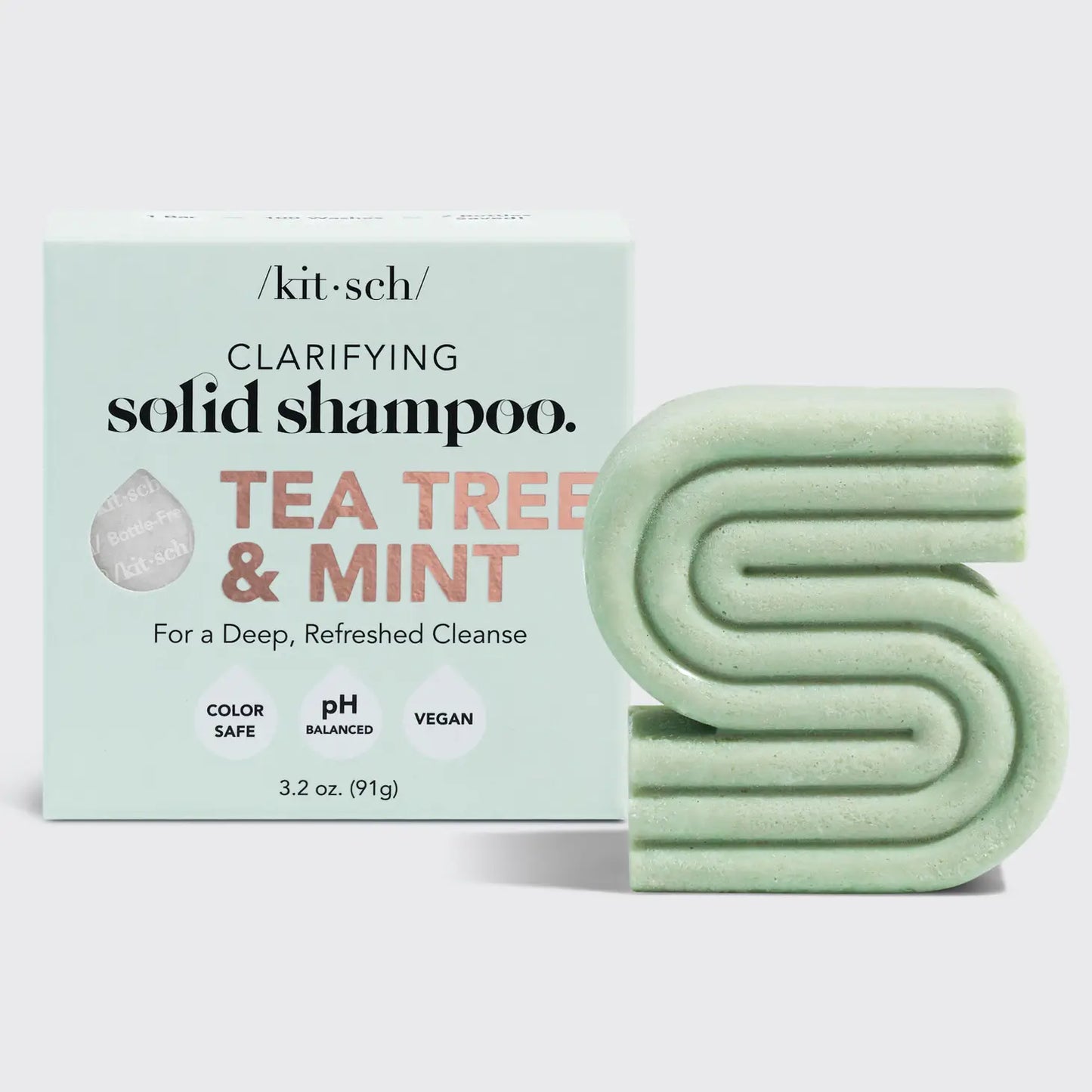 Kitsch Tea Tree + Mint Clarifying Shampoo Bar